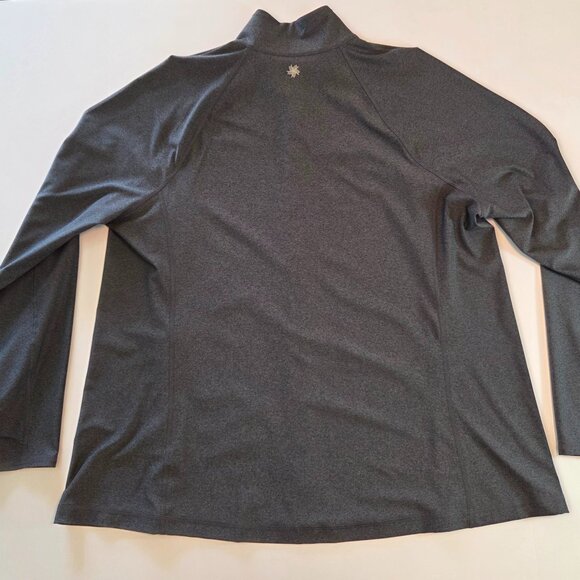 NWT - Tek Gear Women's DryTek Full-Zip Performance Jacket, 2X, Charcoal Gray - Picture 2 of 11